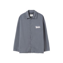 Bershka Geacă de primăvară-toamnă albastru porumbel / alb