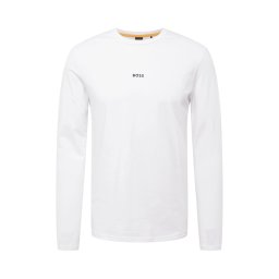 BOSS Tricou 'Chark' negru / alb