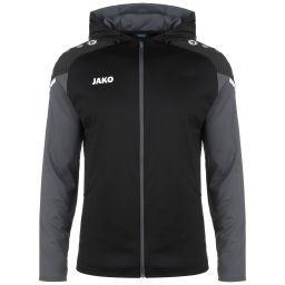 JAKO Geacă sport gri / negru / alb