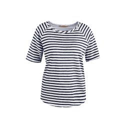Smith&Soul Tricou crem / albastru marin