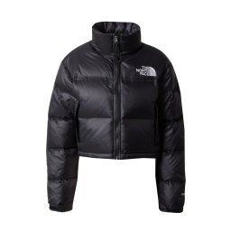 THE NORTH FACE Geacă de iarnă 'Nuptse' negru / argintiu