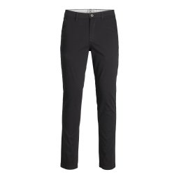 Jack & Jones Plus Pantaloni eleganți 'JPSTMarco JJDave' negru / alb