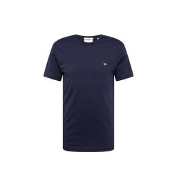 GANT Tricou bleumarin / gri argintiu / roșu / alb