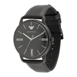 Emporio Armani Ceas analogic negru / argintiu