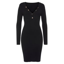 BUFFALO Rochie tricotat negru