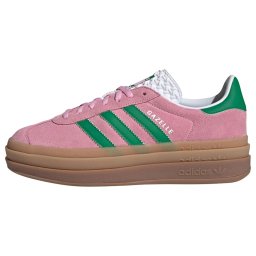 ADIDAS ORIGINALS Sneaker low 'Gazelle Bold' verde / roz pal / alb