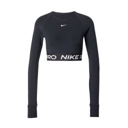 NIKE Tricou funcțional 'Pro' negru / alb