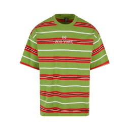 ZOO YORK Tricou albastru deschis / verde iarbă / roșu / alb