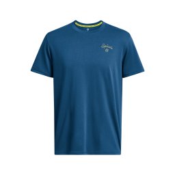 UNDER ARMOUR Tricou funcțional albastru închis / galben curry