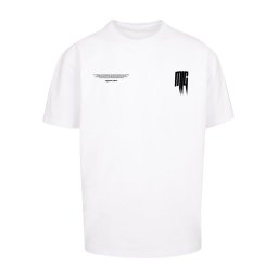 MJ Gonzales Tricou 'Metamorphose V.2' mov lavandă / negru / alb
