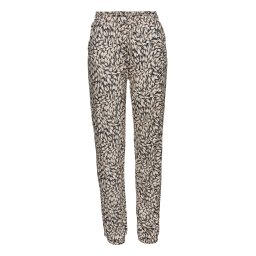 BUFFALO Pantaloni bej / alb kitt / negru
