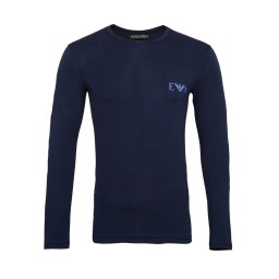 Emporio Armani Tricou albastru închis / lila