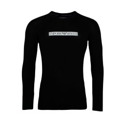 Emporio Armani Tricou negru / alb