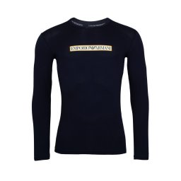 Emporio Armani Tricou bej / bleumarin / galben