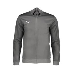 PUMA Geacă outdoor 'Team Goal' gri închis / alb