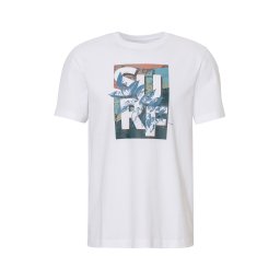 JOHN DEVIN Tricou albastru închis / portocaliu / alb