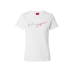 HUGO Tricou 'Deloris_3' verde mentă / mov deschis / roz / alb