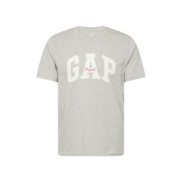 GAP Tricou 'EVERYDAY' gri deschis / alb
