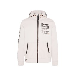CAMP DAVID Hanorac portocaliu / negru / alb lână