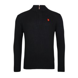 U.S. POLO ASSN. Pulover negru