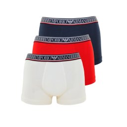 Emporio Armani Boxeri bleumarin / roșu / alb