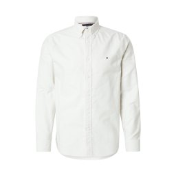 TOMMY HILFIGER Cămașă 'HERITAGE' bej / alb
