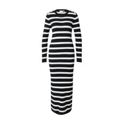 VILA Rochie negru / alb