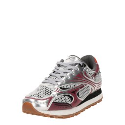 BRONX Sneaker low 'Tro-Nic' roșu bordeaux / argintiu