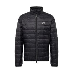 EA7 Emporio Armani Geacă de iarnă negru / alb