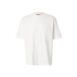 DIESEL Tricou 'BOGGY-MEGOVAL-D' negru / alb murdar