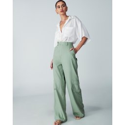 St MRLO Pantaloni cu buzunare 'Jenae' verde mentă