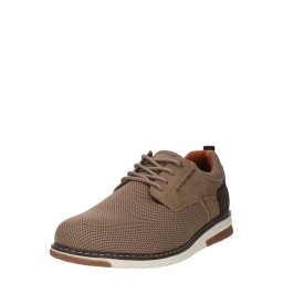 TOM TAILOR Pantofi cu șireturi sport maro cappuccino