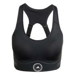 ADIDAS BY STELLA MCCARTNEY Sutien sport 'TruePace' gri / negru / alb