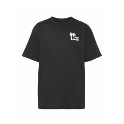 Just Rhyse Tricou 'Motel' roz / negru / alb