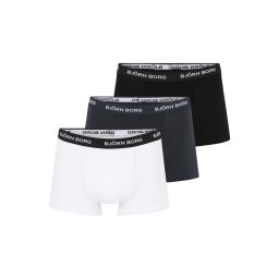 BJÖRN BORG Boxeri bleumarin / negru / alb