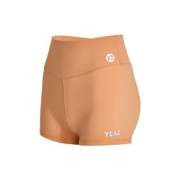 YEAZ Pantaloni sport 'Celeb' gri argintiu / portocaliu deschis