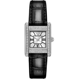 Emporio Armani Ceas analogic negru / argintiu