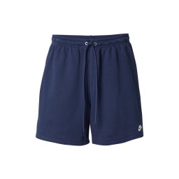 Nike Sportswear Pantaloni 'CLUB' bleumarin / alb