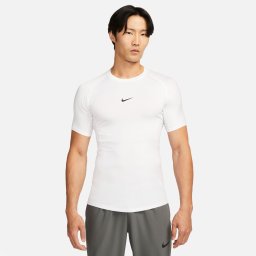 NIKE Tricou funcțional 'Pro' negru / alb