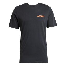 ADIDAS TERREX Tricou funcțional 'Mountain' portocaliu închis / negru