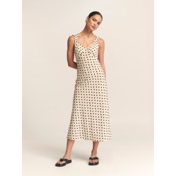 St MRLO Rochie 'Tide' crem / negru