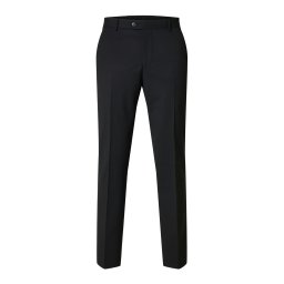 SELECTED Pantaloni cu dungă 'SLH-THEO' negru