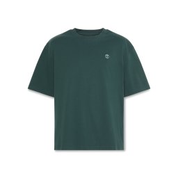 TIMBERLAND Tricou 'Dunstan River' verde pastel / verde închis