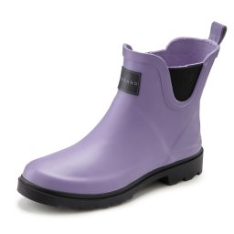 Elbsand Cizme de cauciuc lila / negru