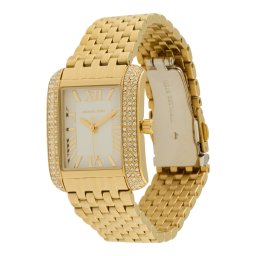 MICHAEL Michael Kors Ceas analogic 'EMERY' auriu / argintiu / alb