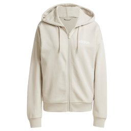 ADIDAS SPORTSWEAR Bluză cu fermoar sport 'Essentials' crem / alb