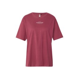 ONLY PLAY Tricou funcțional 'ONPPICA' mov zmeură / alb