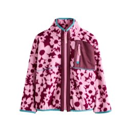 Next Jachetă fleece albastru / mov zmeură / roz deschis