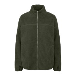 PIECES Jachetă fleece 'PCSadia' verde închis
