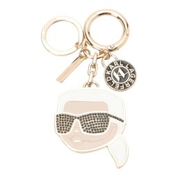 Karl Lagerfeld Breloc 'IKON' auriu / negru / alb